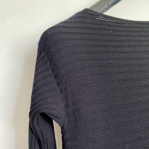 Blue COS wool sweater dress size 2-6 - Picture 8 of 9